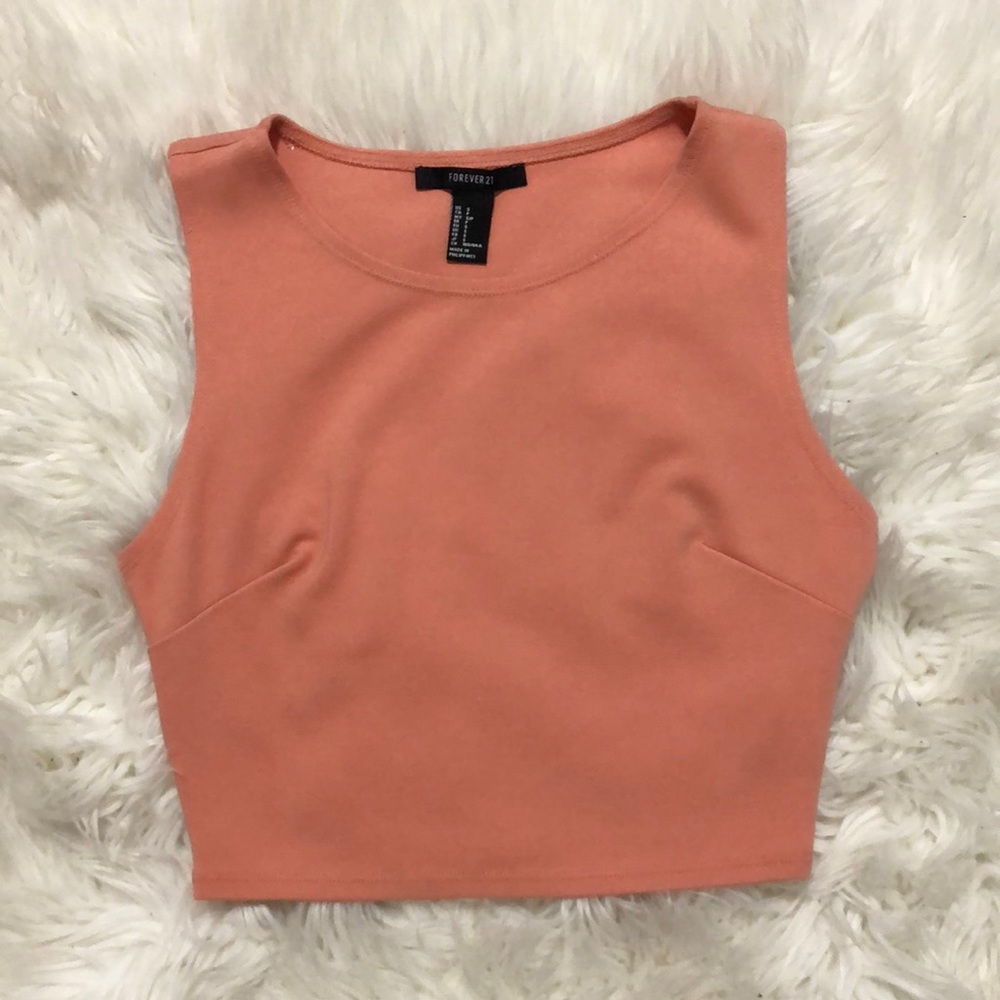 Forever 21 sleeveless cropped tank